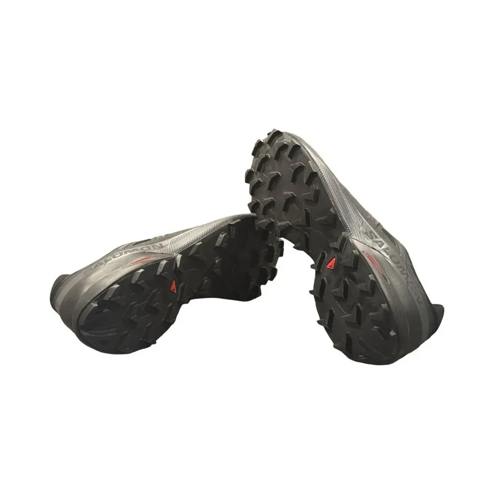 Size 10 Salomon SpeedCross 5 Black Trail Mens Running Shoes 475678